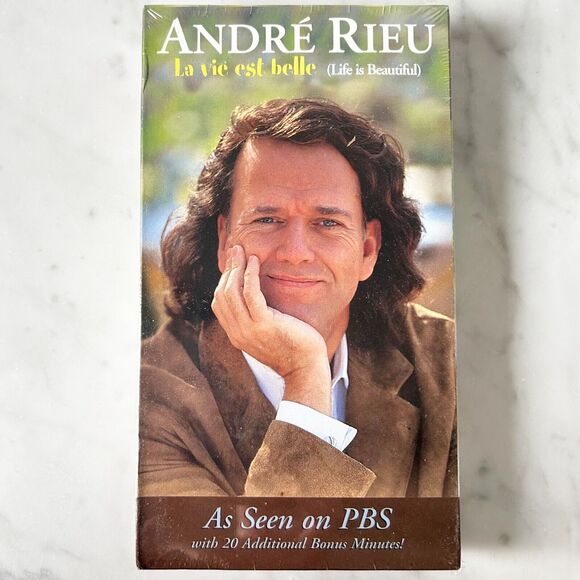 Andre Rieu La vie est belle Life is Beautiful As Seen On PBS VHS Tape NEW - Picture 1 of 4